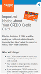 Mobile Screenshot of credocreditcard.com